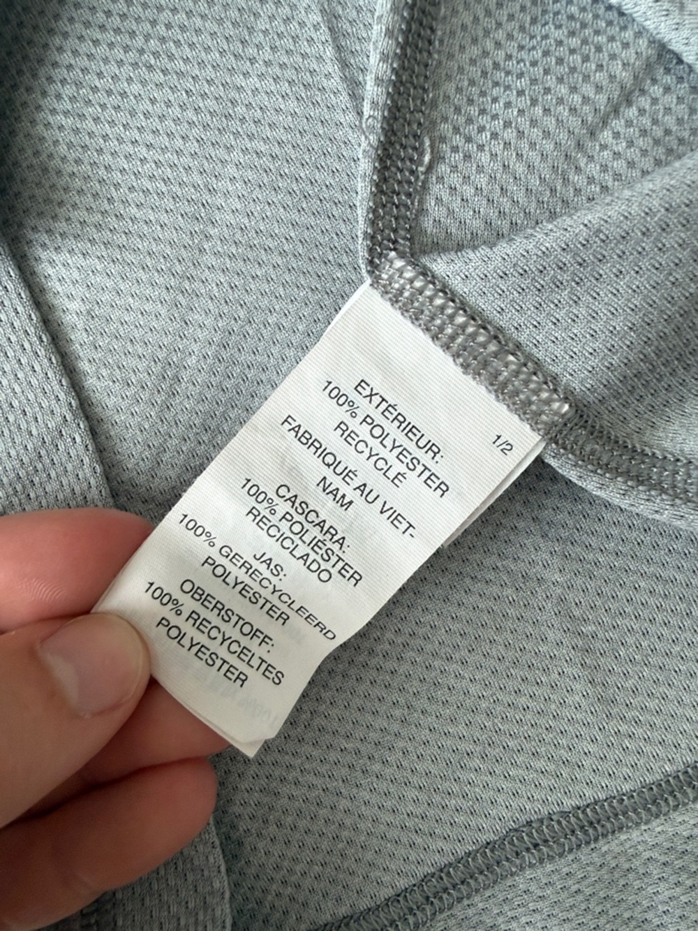 Vuori Grandview Tech Athletic Short Sleeve Grey T Shirt - Picture 5 of 8